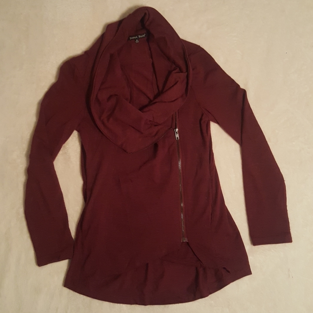 side zip light jacket.